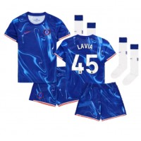 Chelsea Romeo Lavia #45 Replica Home Minikit 2024-25 Short Sleeve (+ pants)